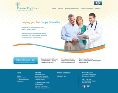 Medical Website Design Concept 12