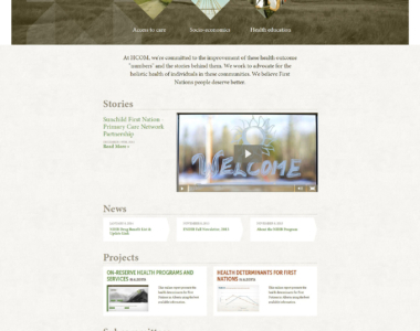 Medical Website Design Concept 3