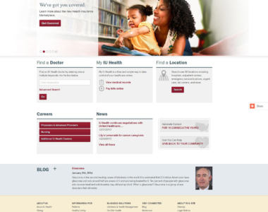 Medical Website Design Concept 5